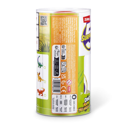 5 Surprise Dino Mix & Match 2 capsules from ZURU featuring collectible miniature dinosaur toys and accessories for kids.