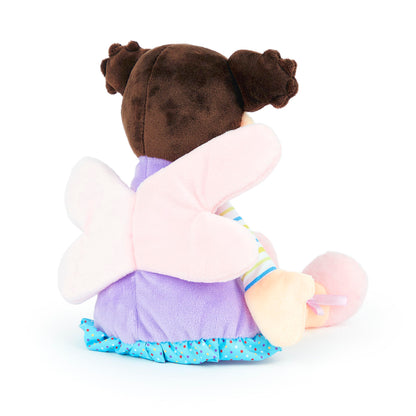 Mousehouse Gifts - Purple Bunny Rabbit Soft Toy in Clothes, Plush Rabbit Cuddly Toy for Newborn Baby Boys and Girls