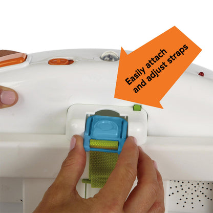 Baby Einstein Sea Dreams Soother crib toy with remote, calming lights and melodies for newborns and infants.