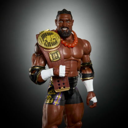 Mattel WWE Oba Femi With Championship Belt Elite Collection Series 121 Wrestling Action Figure Toy