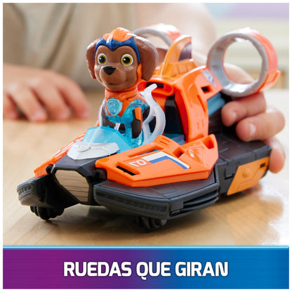 Paw Patrol: The Mighty Movie, Toy Jet Boat with Zuma Mighty Pups Action Figure, Lights and Sounds, Kids’ Toys for Boys and Girls 3+