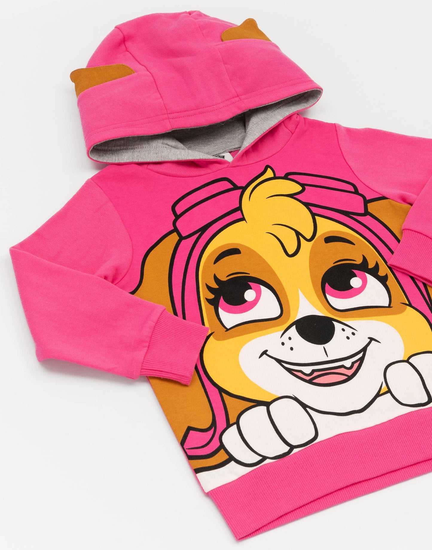 Paw Patrol Kids Hoodie | Boys Girls Chase Marshall Skye Everest OR Rubble Sweater Options | Yellow Navy Red Pink Blue Jumpers 3D Ears | Nickelodeon Merchandise