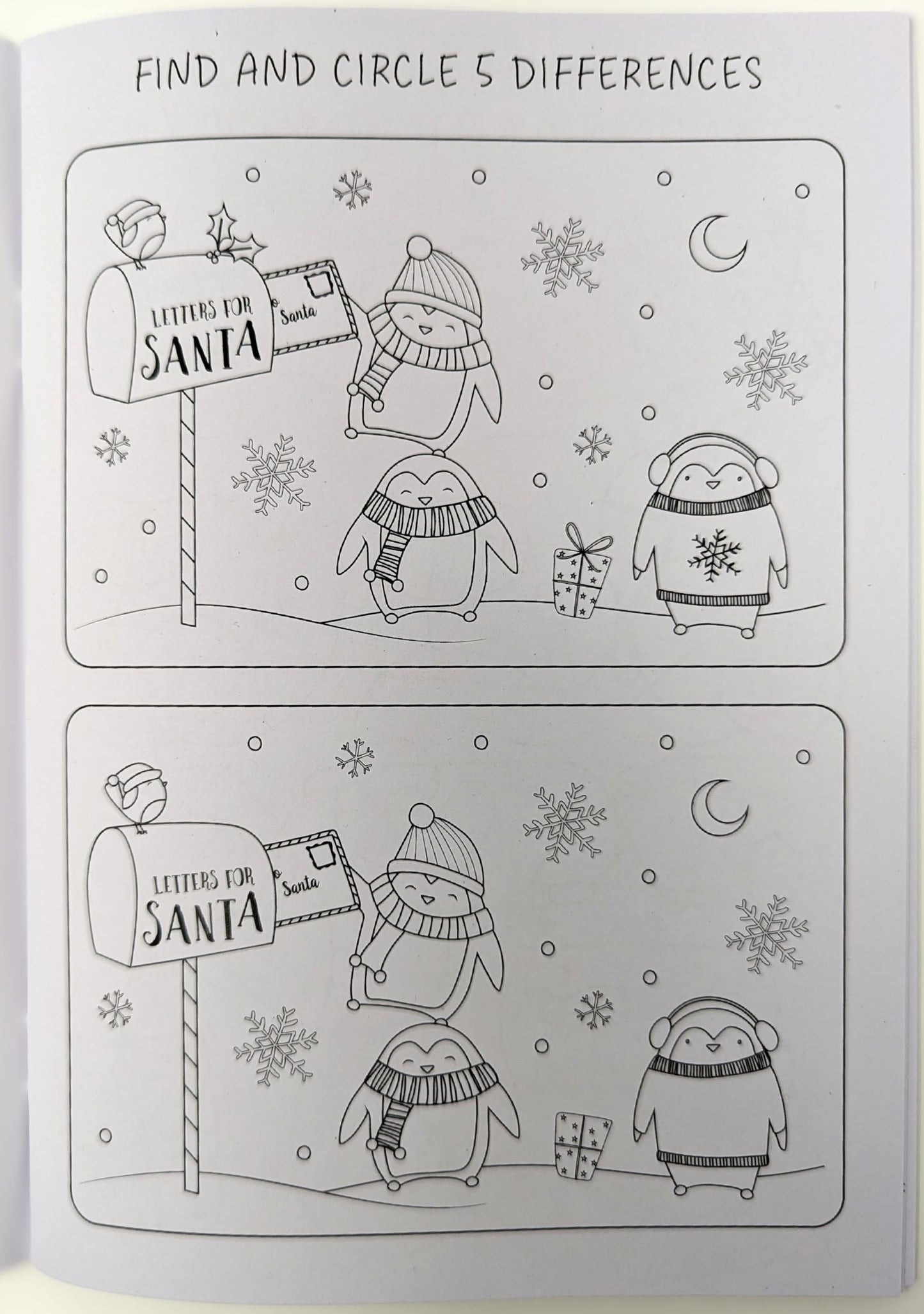 YLAB Christmas activity book set for kids includes three festive A4 coloring, dot-to-dot, and puzzle books with 48 recycled pages.