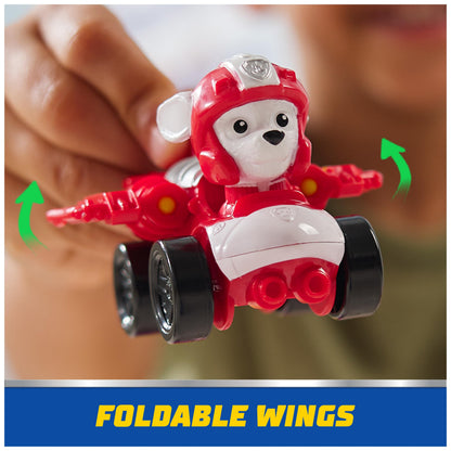 Paw Patrol: Air Rescue, 6-Piece Pup Squad Racers, Toy Cars Gift Set with Chase, Marshall, Skye, Rubble, Rocky & Zuma, Kids Toys for Boys & Girls 3+
