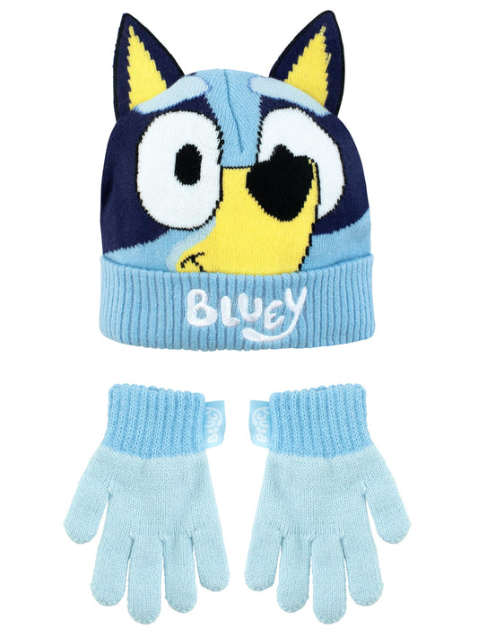 Bluey Kids Hat And Gloves | Girls And Boys Winter Hat And Gloves