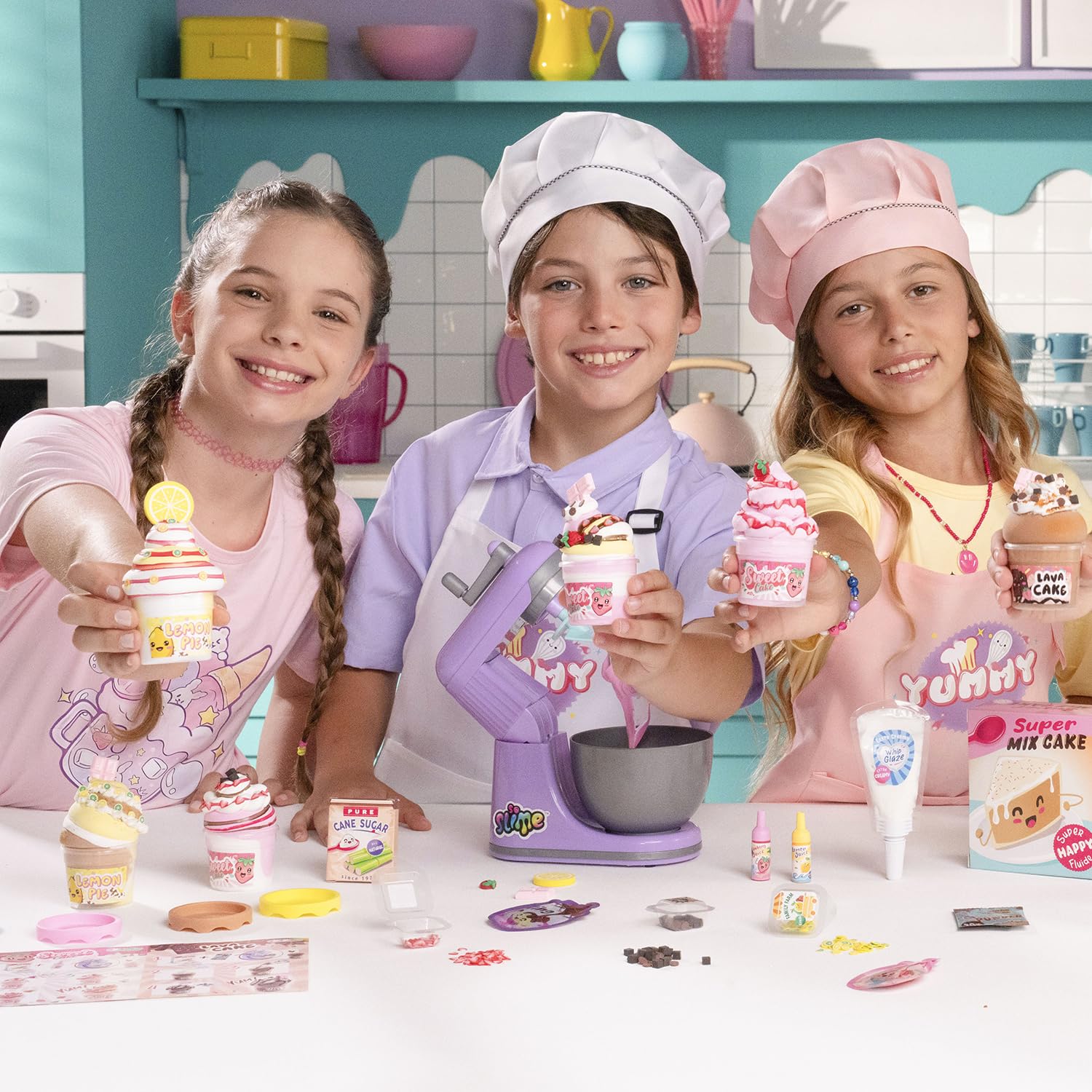 Canal Toys So Slime Yummy Twist & Slime spinning mixer with bowl for kids to twist, mix, and create colorful slime recipes.