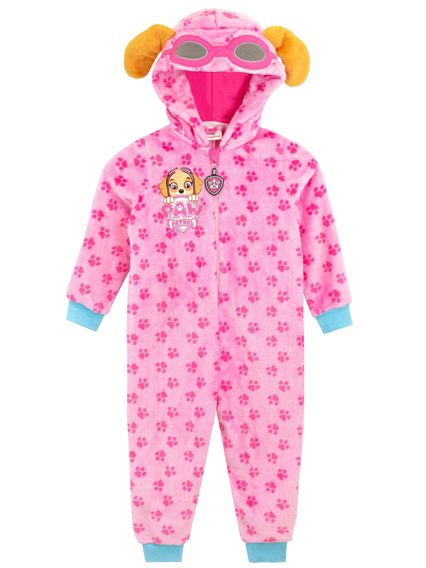 Paw Patrol Onesie | Skye Girls Onesie | Fleece Pyjamas Pink Age 4 to 5 Years