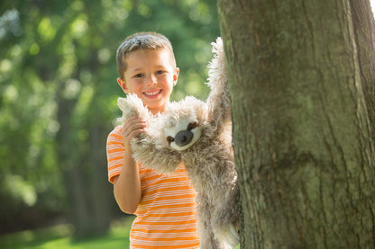 Wild Republic 12257 Sloth Plush, Soft Toy, Cuddlekins, Grey, 30 cm