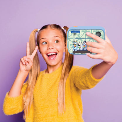 Lexibook, Bluey, Starcam® Print Bluey, HD digital camera pack with instant printer, SD card and photo customisation kit, DJ150BY