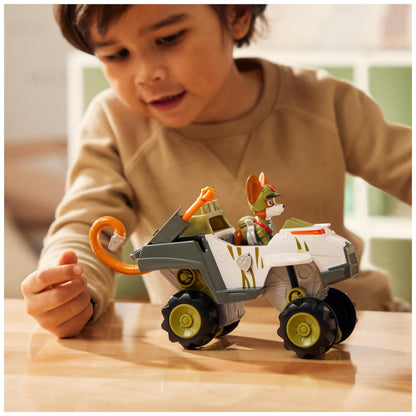 Paw Patrol Jungle Pups, Tracker’s Monkey Vehicle, Toy Truck with Collectible Action Figure, Kids’ Toys for Boys & Girls Aged 3 and Up