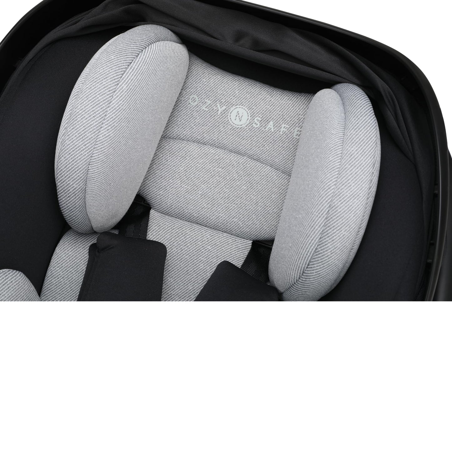 Cozy N Safe Snowdon i-Size Child Car Seat Carrier with ISOFix Base and Support Leg, 3 -Point Harness, Adjustable Headrest, Suitable from 40cm to 85cm (up to 15kg), New ECE R129 i-Size Compliant