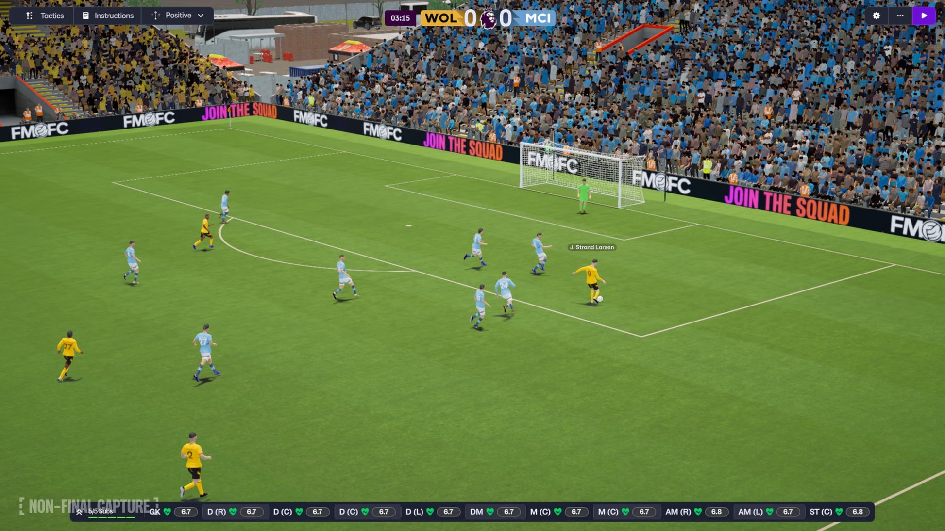 SEGA Football Manager 26 console game for PlayStation 5, showing the game case with cover art and branding.