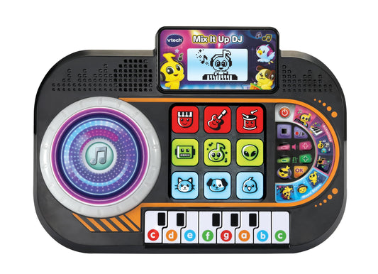 VTech Mix It Up DJ, DJ Mixer Toy for Kids, Lights and Sound Effects, 25 Interactive Buttons, Educational Toy, Interactive Toy for Kids Ages 3, 4, 5 Years, English Version
