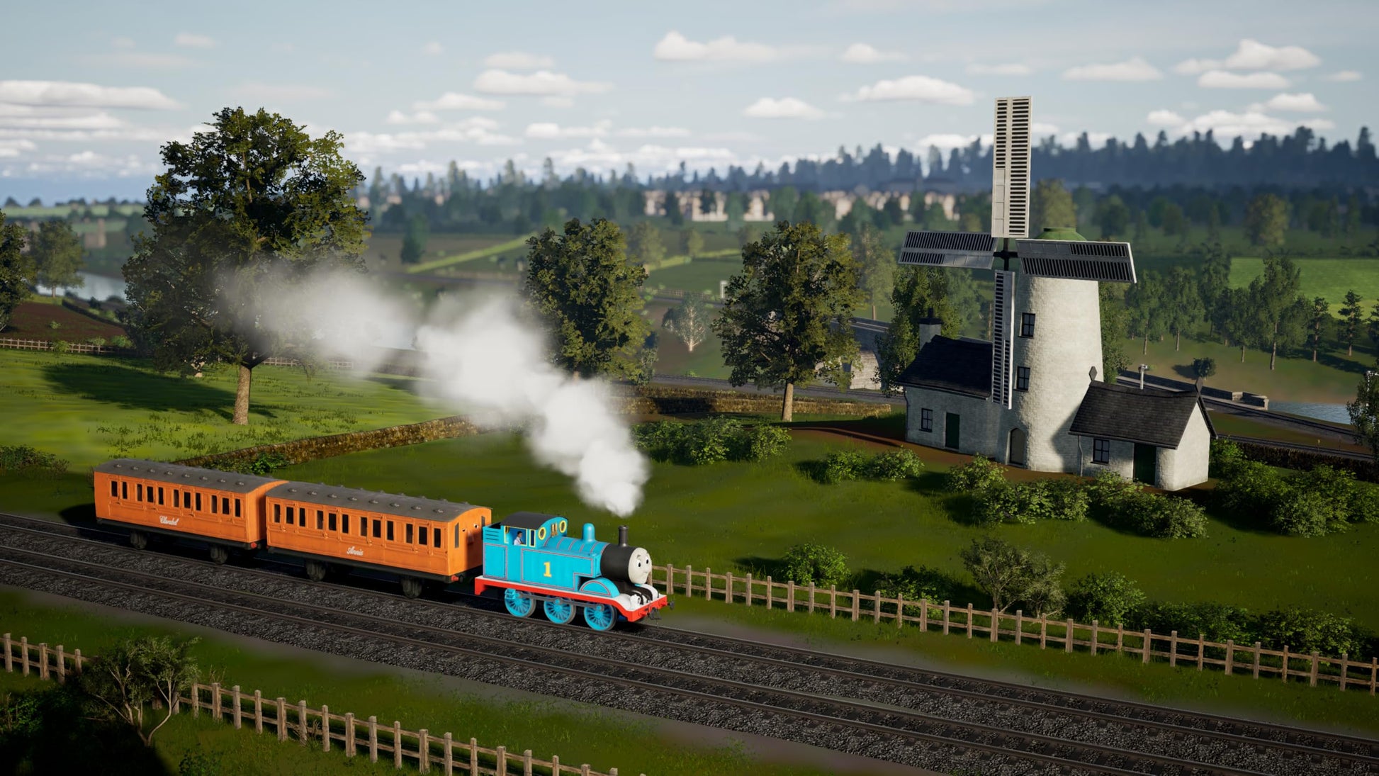 Thomas and Friends Wonders of Sodor Deluxe Edition for PS5, featuring colorful game cover art with Thomas the Tank Engine.