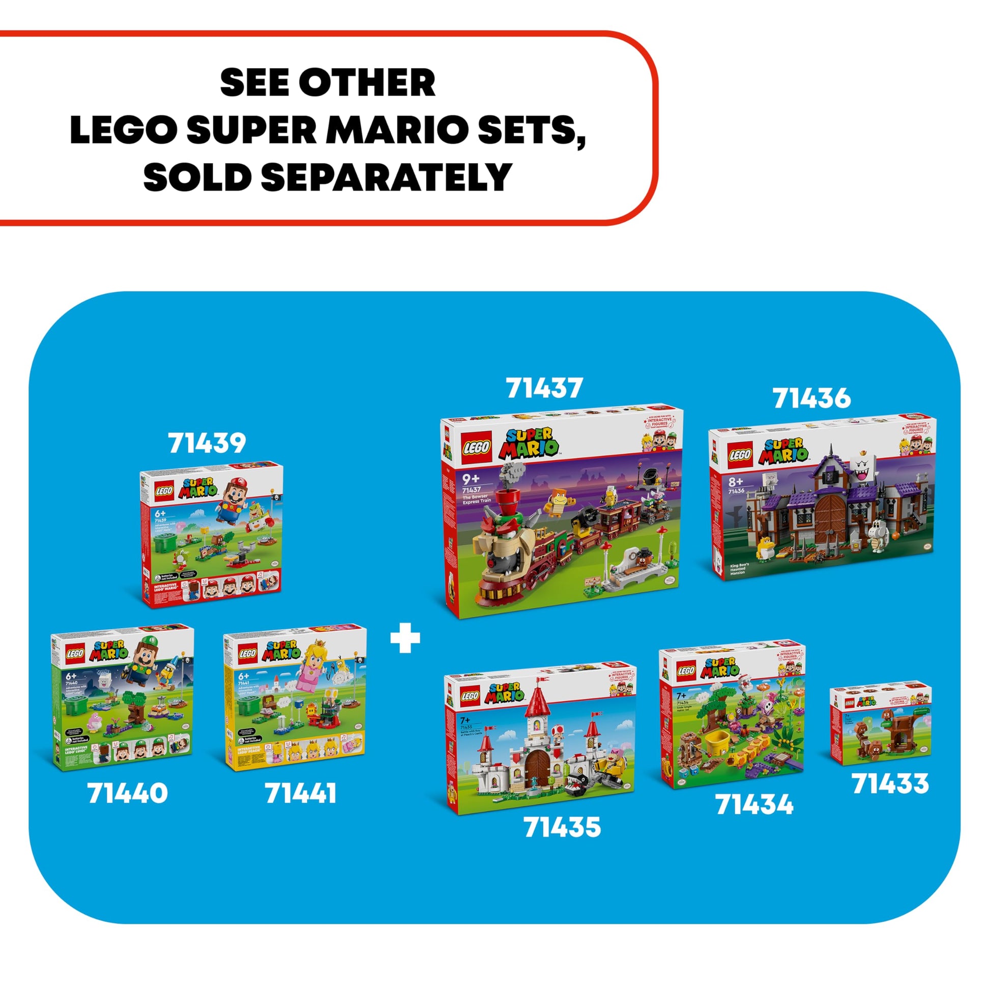 LEGO Super Mario Adventures set featuring Lego Luigi, Pink Baby Yoshi figure, garden playset for kids and gamers, 71440.