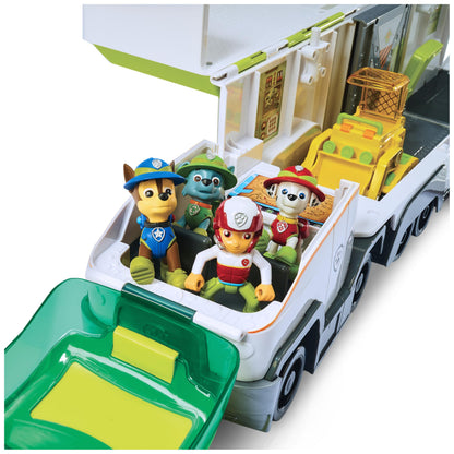 Paw Patrol Jungle Pups, Transforming PAW Patroller, Ryder Action Figure, ATV Toy Car, Vehicle Lift and Sound Effects, Kids’ Toys for Boys and Girls Aged 3+