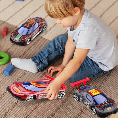 Set of 5 TUBAWD Hot Wheels Colour Reveal street machine mini cars that change color in water, kids' racing toy playset.