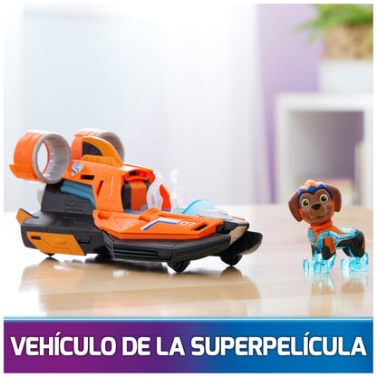 Paw Patrol: The Mighty Movie, Toy Jet Boat with Zuma Mighty Pups Action Figure, Lights and Sounds, Kids’ Toys for Boys and Girls 3+