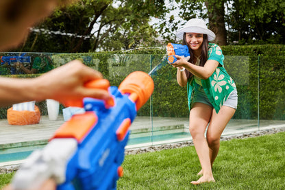 XSHOT Water Gatling Motor Soaker by ZURU, Motorised Blaster Watergun, Water Blaster, Water Toys, Fills with Water in just 1 Second, Rechargable Battery (Large Gatling Motor Soaker)