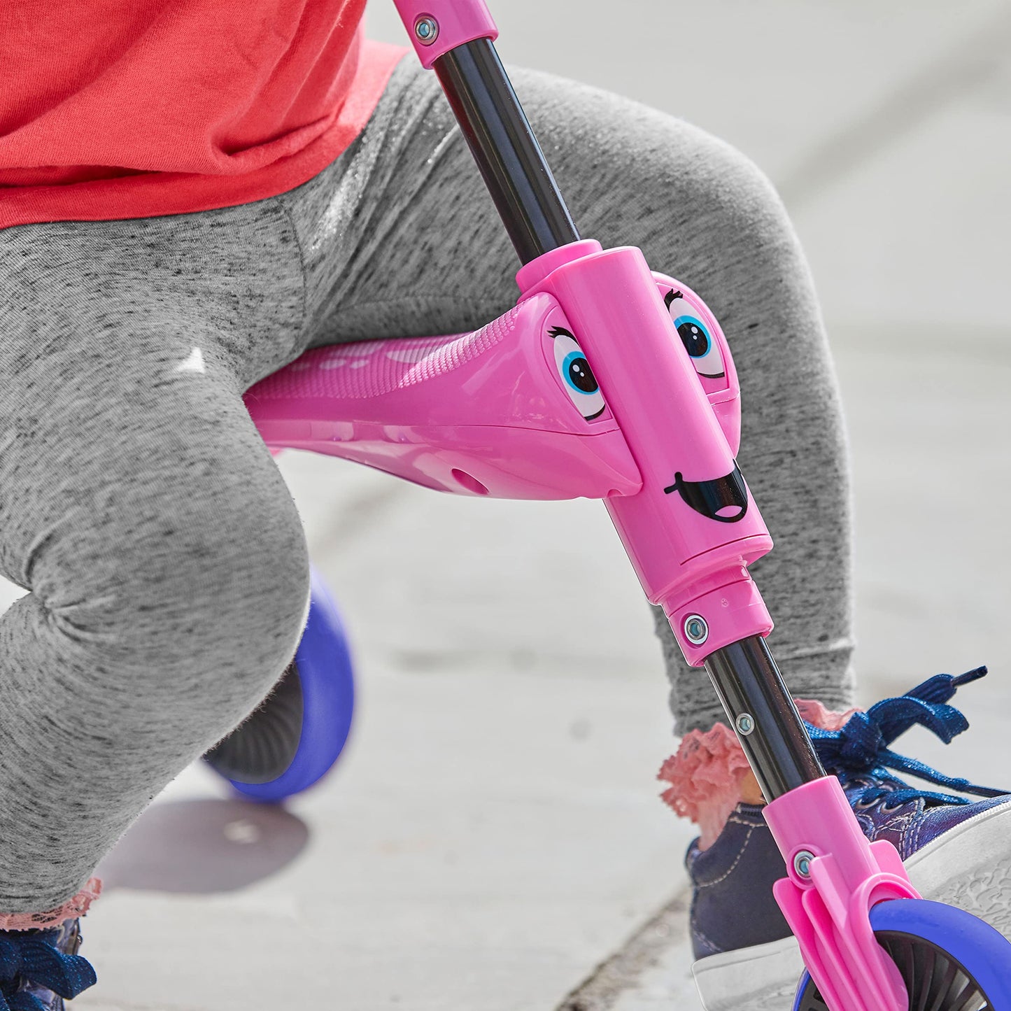 Scuttlebug Butterfly 3-Wheel Foldable Ride-On Tricycle for 1+ Year Old Boys and Girls, Fun Indoor and Outdoor Trike, No Surface Scratches, Ride on Toddler Bike for Toddler’s Balance and Motor Skills