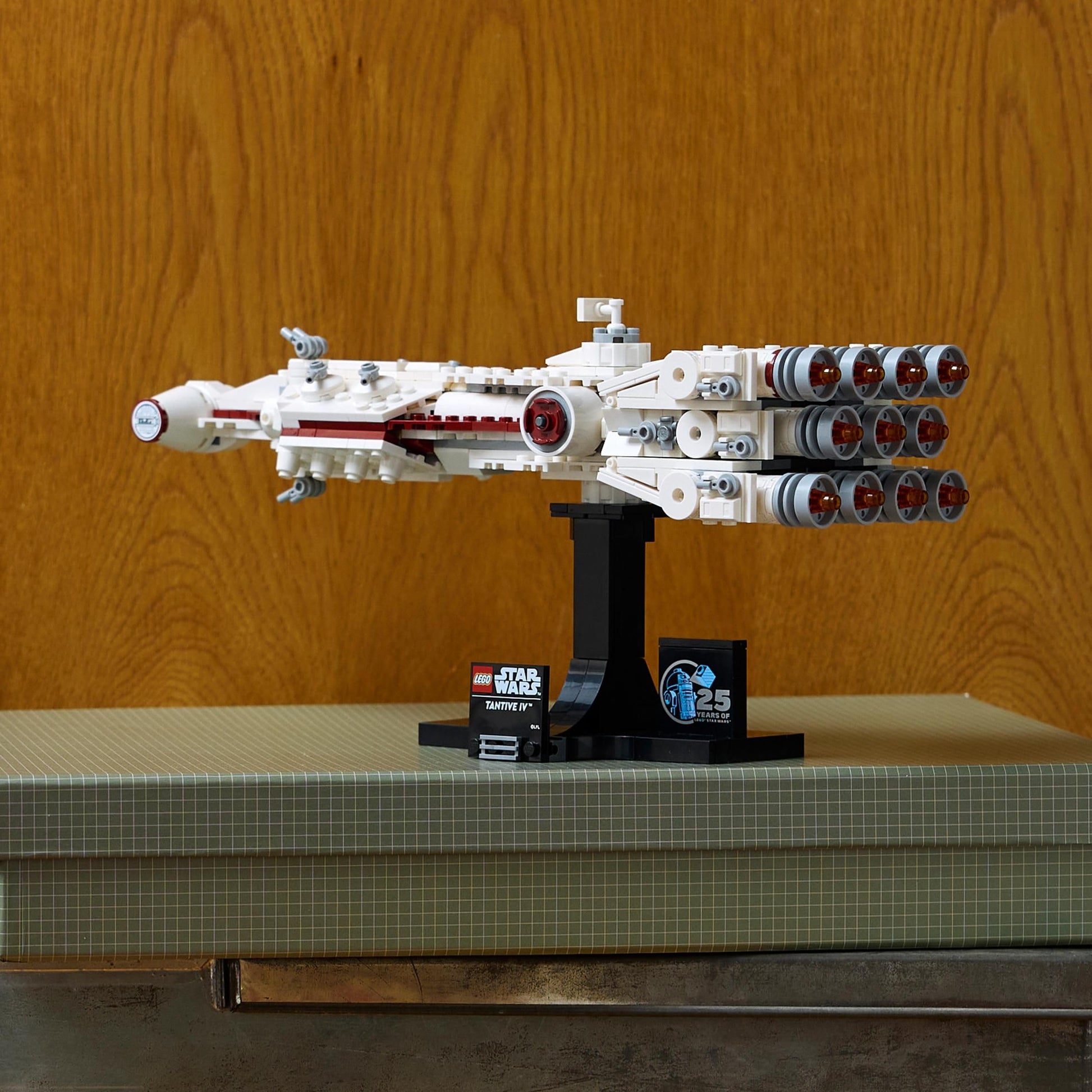 LEGO Star Wars Tantive IV set, detailed model kit showcasing the iconic starship from A New Hope, ideal for collectors.