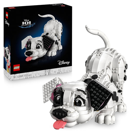 LEGO | Disney 101 Dalmatians Puppy Figure - Customisable Building Set for Adults - Transforms Into 1 of 6 Cute Dogs with a Rotating Head and Tail - DIY Home Decor - Gift Idea for Fans - 43269