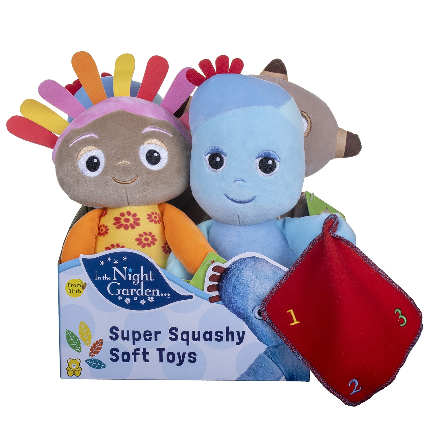 IN THE NIGHT GARDEN 2069 Super Squashy Soft Toy-Makka Pakka, Brown