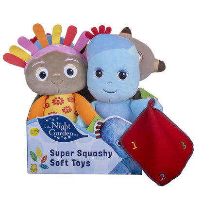 IN THE NIGHT GARDEN 2069 Super Squashy Soft Toy-Makka Pakka, Brown