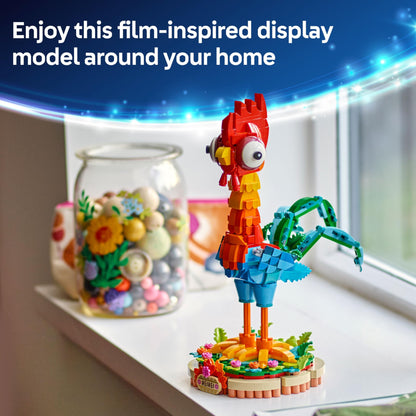 LEGO | Disney Moana 2 Heihei Building Toy - Play and Display Animal Figure with a Rotating Head, Posable Wings & Tail Feathers plus a Stand - Birthday Gift for 9+ Year Old Girls - 43272