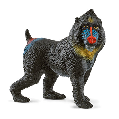 SCHLEICH 14856 Mandrill Wild Life Toy Figurine for children aged 3-8 Years