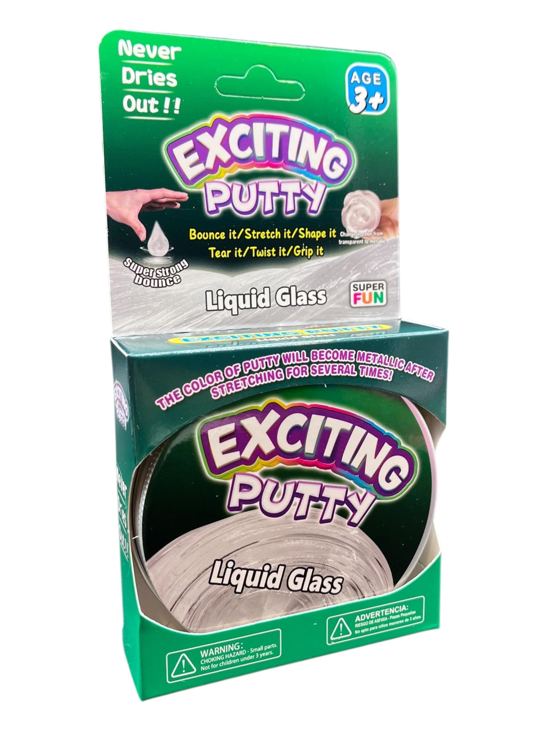 Four colorful magnetic UV and liquid glass putty and mud sets from Bodygenix, featuring sensory therapy putty and fidget toys.