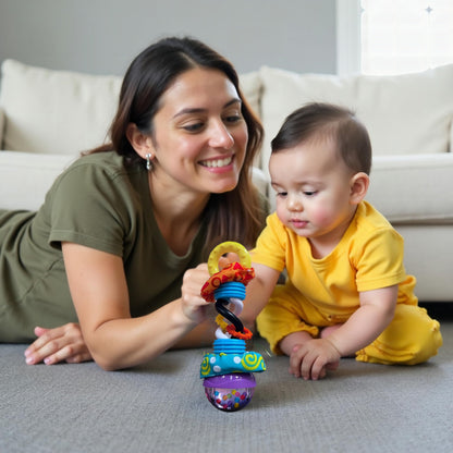 Playgro Rattle Super Shaker, from 3 Months, Multicoloured