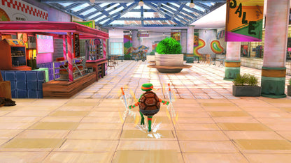 Teenage Mutant Ninja Turtles: Mutants Unleashed Switch game cover featuring the four turtle characters in action.