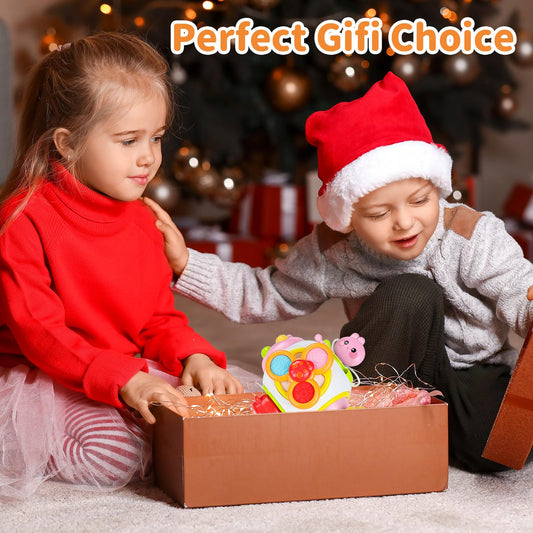 HORJOR Baby Sensory Toys Activity Busy Cube, Suction Toddler Toys for 6-12 Months, Montessori Toys1,2 Year Old Boys Girls Kids Travel Toys