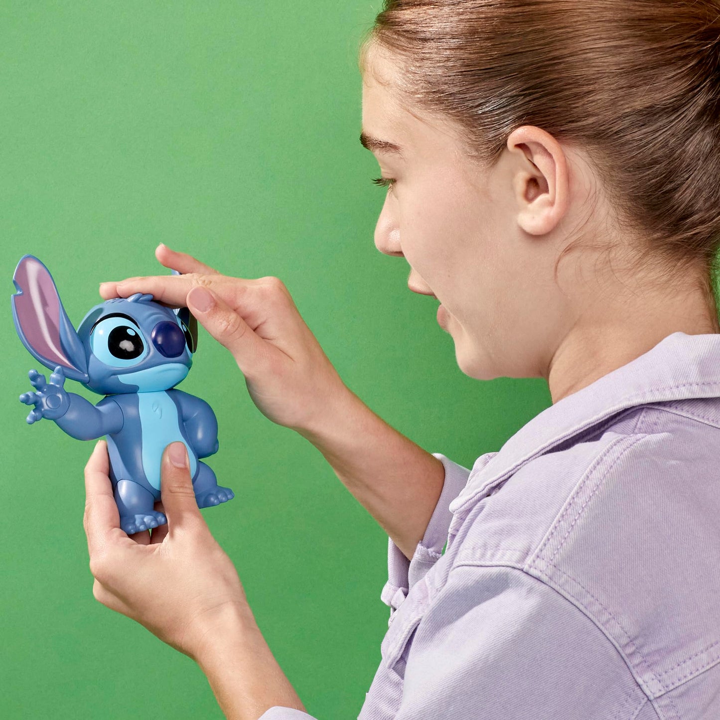 Disney Stitch Bop It! electronic interactive game by Hasbro Gaming with voice, fast-paced fun for kids, teens, and adults.