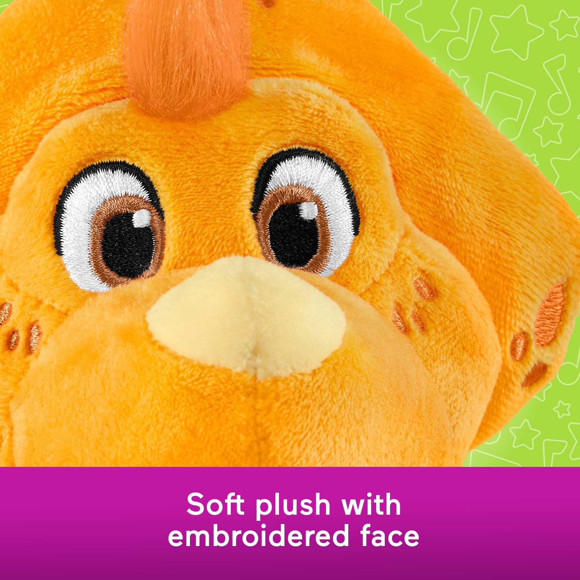 Fisher-Price Barney plush toy from the World Toddler Toys collection, soft character for preschool kids ages 2+ years.