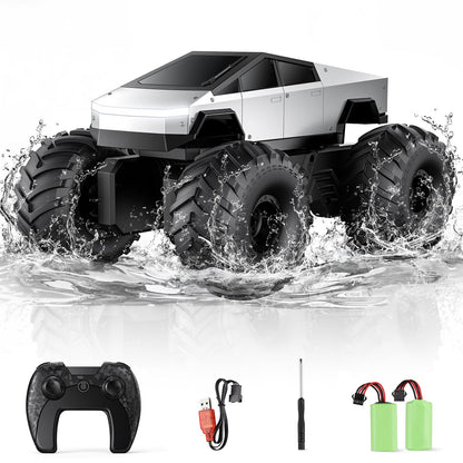 ENEPHE 1:16 amphibious remote control monster truck, waterproof 4WD off-road RC car for boys and girls, suitable for ages 5+