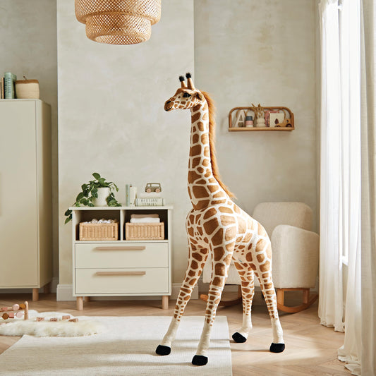 CuddleCo Standing Giraffe Plush Toy – Large Soft Stuffed Animal, Cuddly Giraffe Toy for Kids, Safari Nursery Decor, Plush Toys for Girls and Boys