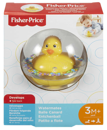 Fisher-Price Watermates, Duck, baby ball activity toy for crawl and chase play ages 3 months and up, 75676