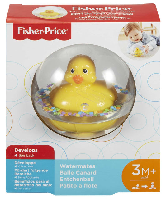 Fisher-Price Watermates, Duck, baby ball activity toy for crawl and chase play ages 3 months and up, 75676