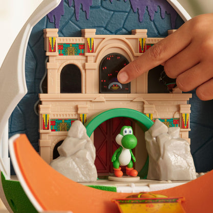 Super Mario Galaxy Yoshi Egg playset with 1.5-inch action figures, official licensed by Jakks Pacific, for ages 3+
