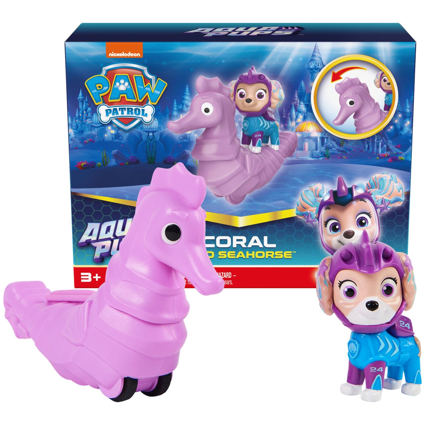 Paw Patrol - Aqua Hero Pups - Coral (6066150)