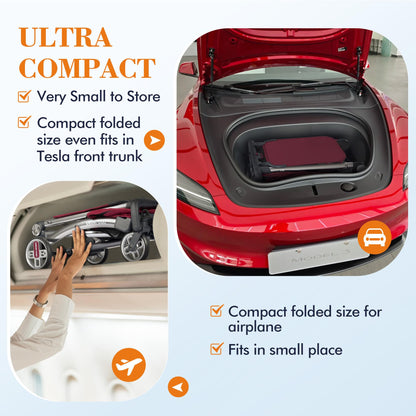 Beberoad R1 Auto-Fold Travel Stroller for Airplane, Ultra Compact Stroller Pushchair Buggy for Babies, Kids, Toddlers Over 6 Months, Lightweight Baby Pram Trolley Cabin Approved, Only 11.5 lbs, Red