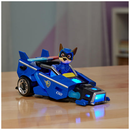 PAW Patrol: The Mighty Movie Toy Car with Chase Mighty Pups Action Figure, Lights and Sounds, Kids’ Toys for Boys and Girls 3+