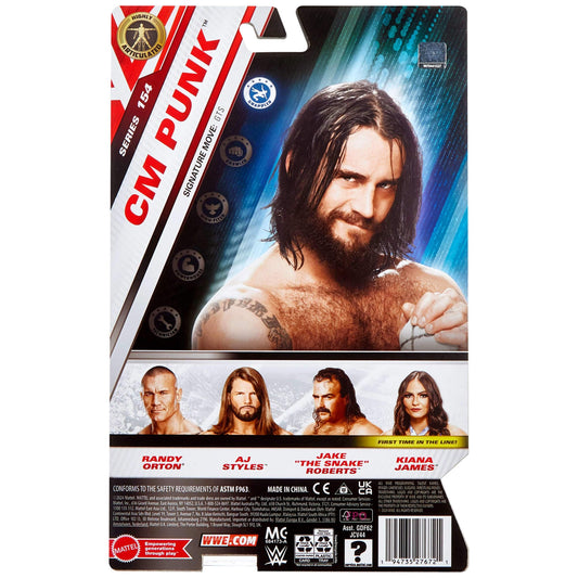 Mattel WWE Jake Roberts Action Figure, Main Event Series #154 6-inch Collectible x with 10 Articulation Points & Life-Like Look, JCV44