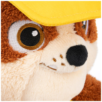 GUND PAW Patrol Official Rubble Take-Along Buddy Plush Toy, Premium Stuffed Animal for Ages 1 and Up, Yellow/Brown, 33.02cm