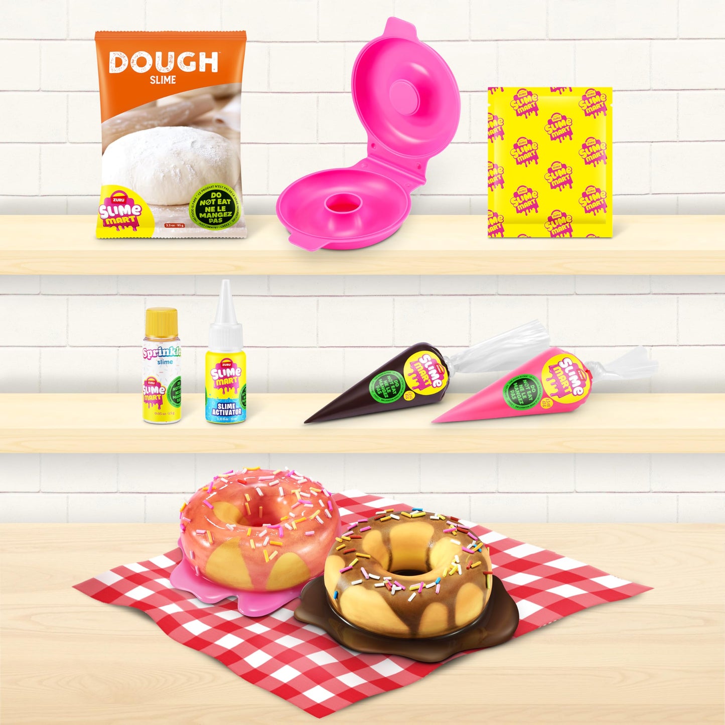 Slime Mart small bag of soft compound slime for kids, perfect for making donuts and arts & crafts, fun gift for children ages 6-10.