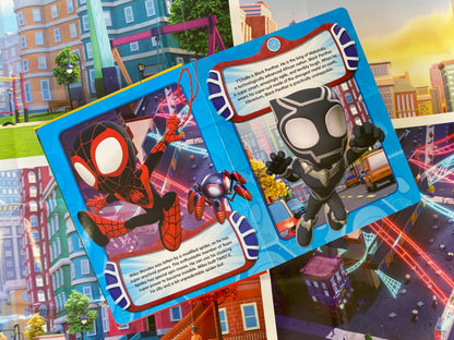 Marvel Spidey and his Amazing Friends My Busy Books - Storybook, 10 figurines, playmat