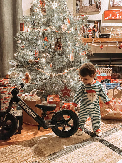 Strider 12 Sport Bike - No Pedal Balance Bicycle for Kids - 1 to 4 Years - Black