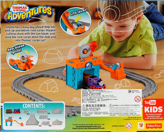 MATTEL Thomas Adventures Charlie's Day At The Quarry fbc59